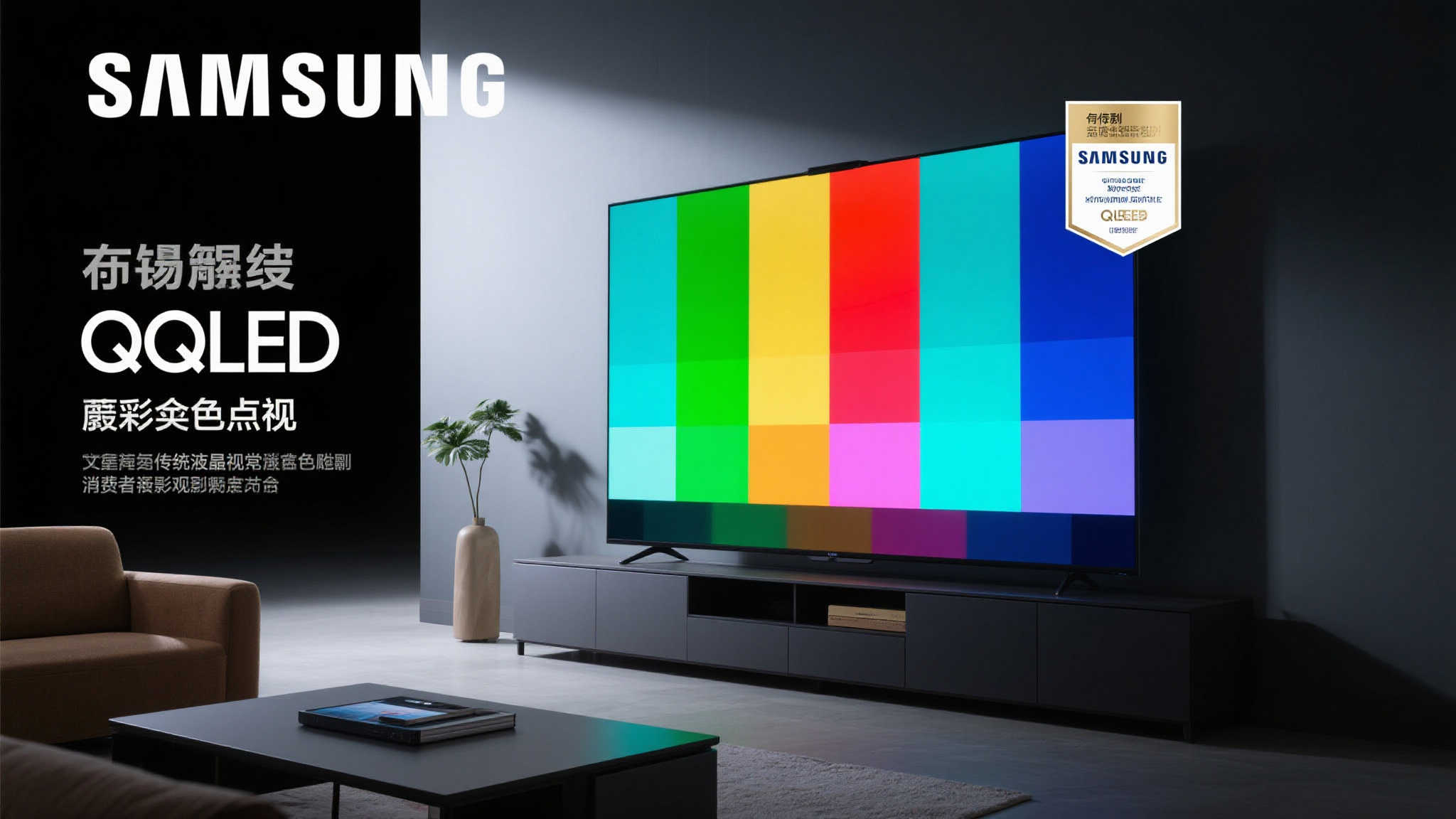 三星QLED电视获德国莱茵TÜV‘真量子点显示’权威认证